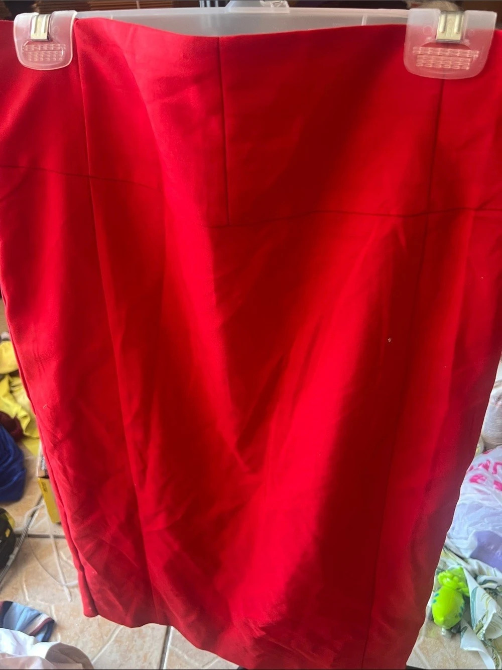 Express Red Pencil Skirt Size 12